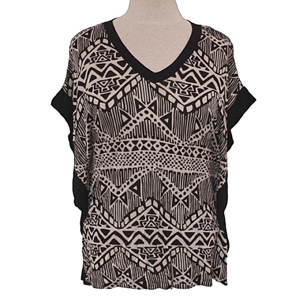 Dex Surplus Fit Aztec Print Tee NEW Size XS